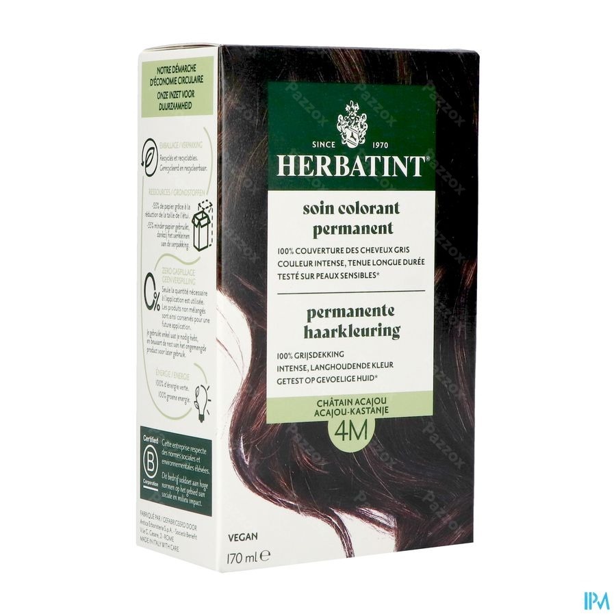 Herbatint 4m Chatain Acajou 170ml