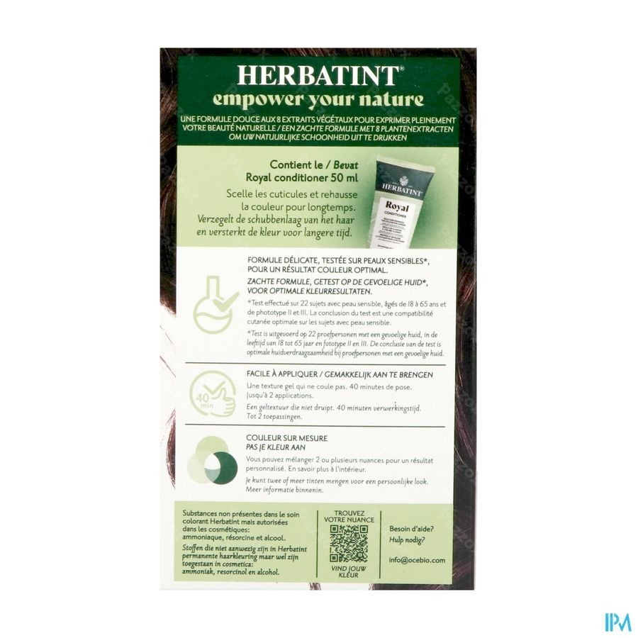 Herbatint 4m Chatain Acajou 170ml
