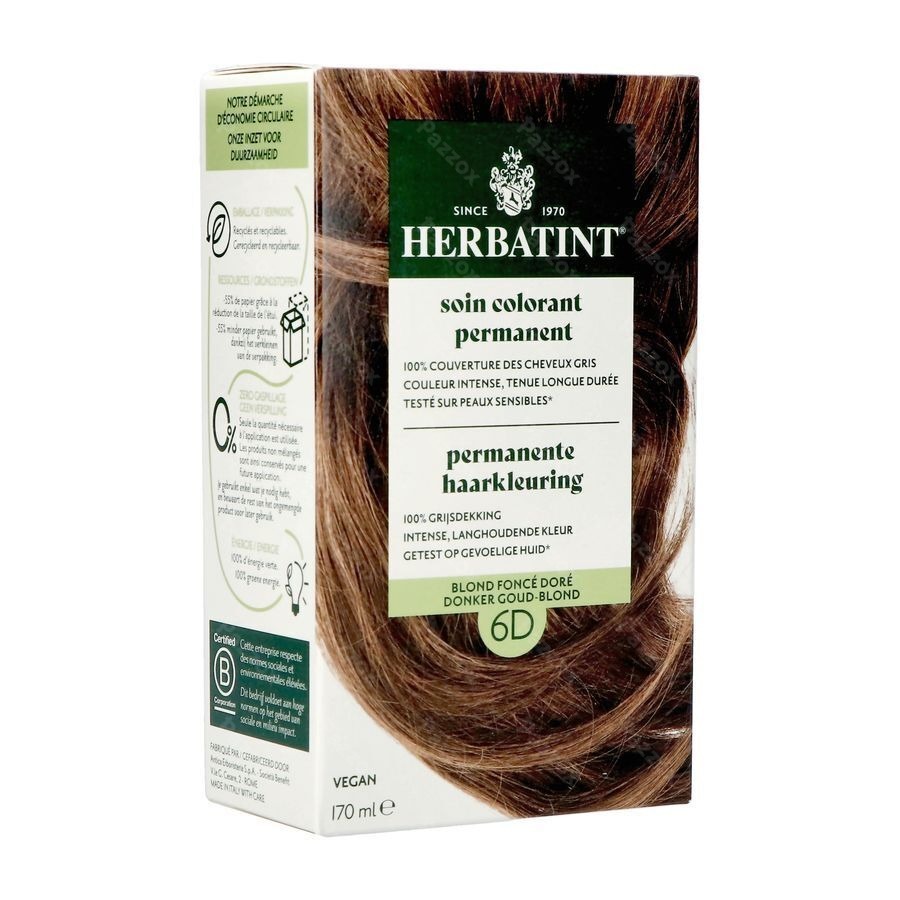 Herbatint 6d Blond Fonce Dore 170ml