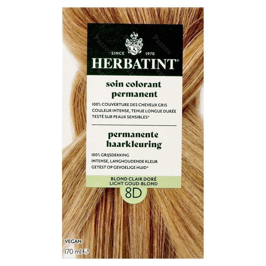 Herbatint 8d Blond Clair Dore 170ml