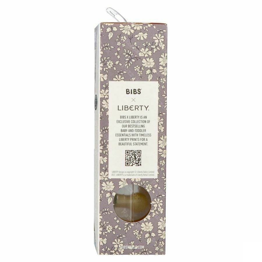 Bibs 1 Sucette Duo Liberty Garden Bobo Blue 2