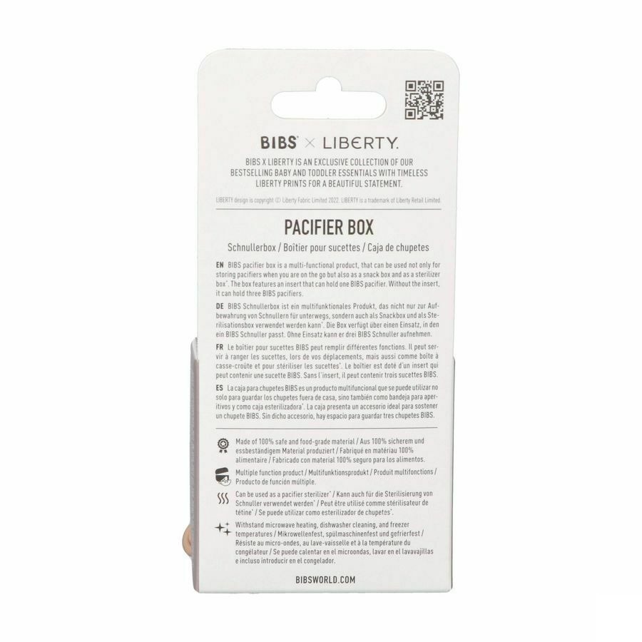 Bibs Box Sucettes Duo Liberty Garden Blossom