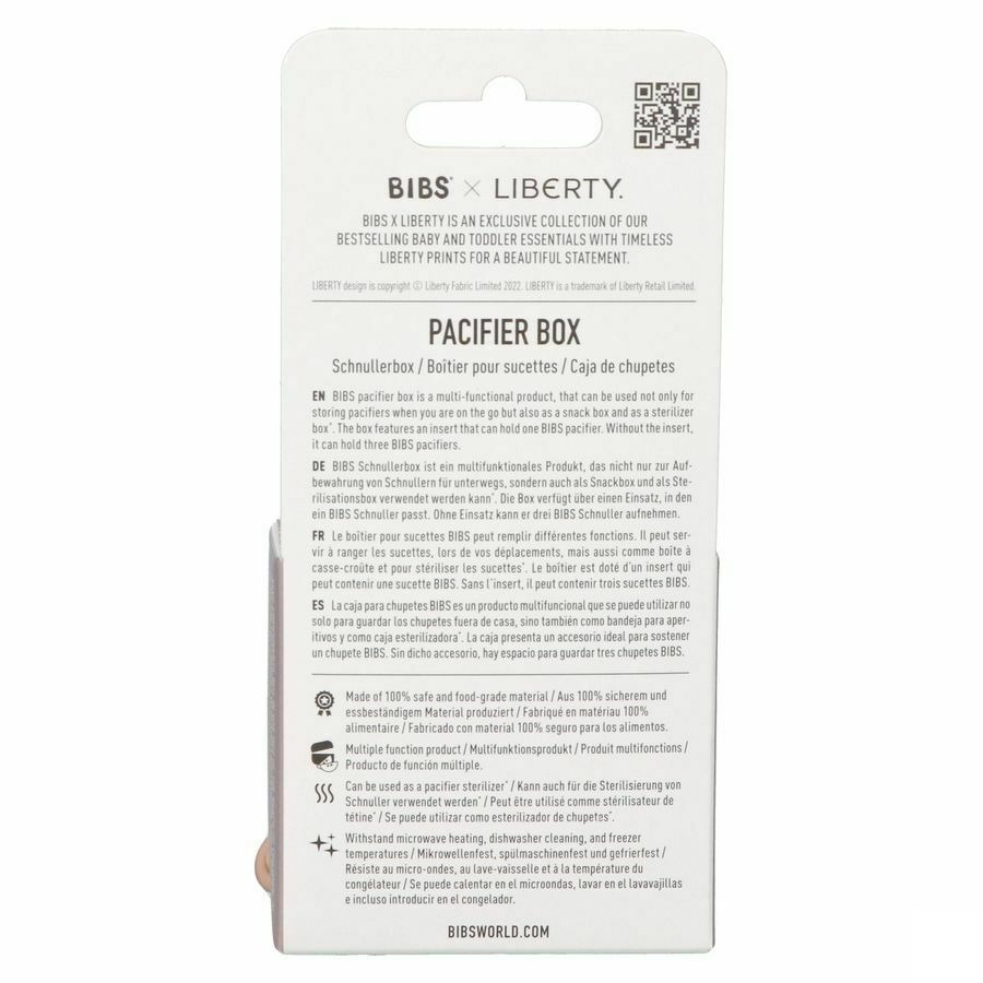 Bibs Box Sucettes Duo Liberty Garden Blossom