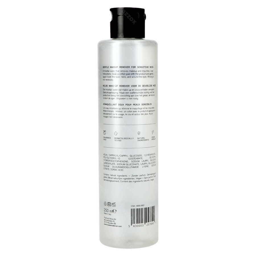 Couleurs De Noir Eau Micellaire Demaquillant 240ml