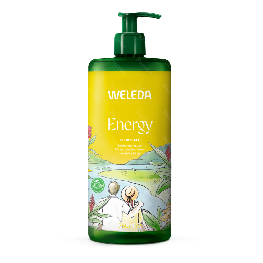 Weleda Energy Gel Douche Gingembre Fl 750ml