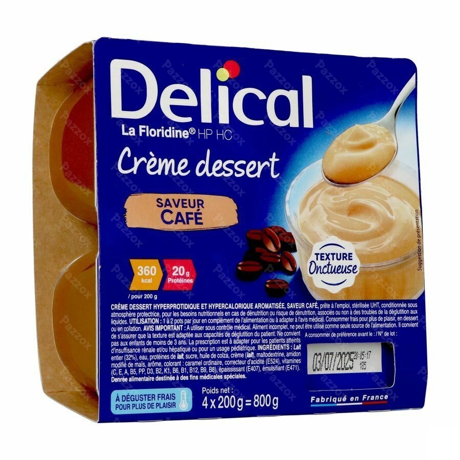 Delical Creme Dessert La Floridine Cafe 4x200g