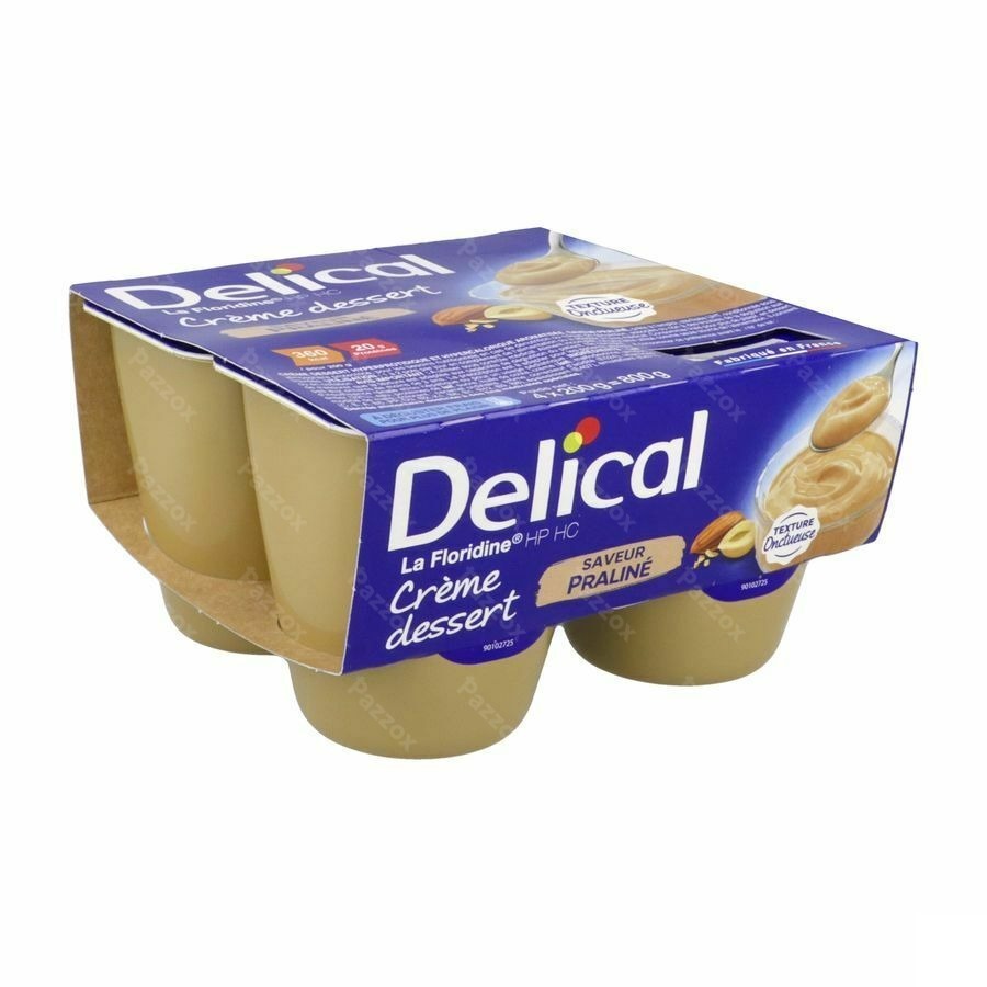 Delical Creme Dessert La Floridine Praline 4x200g
