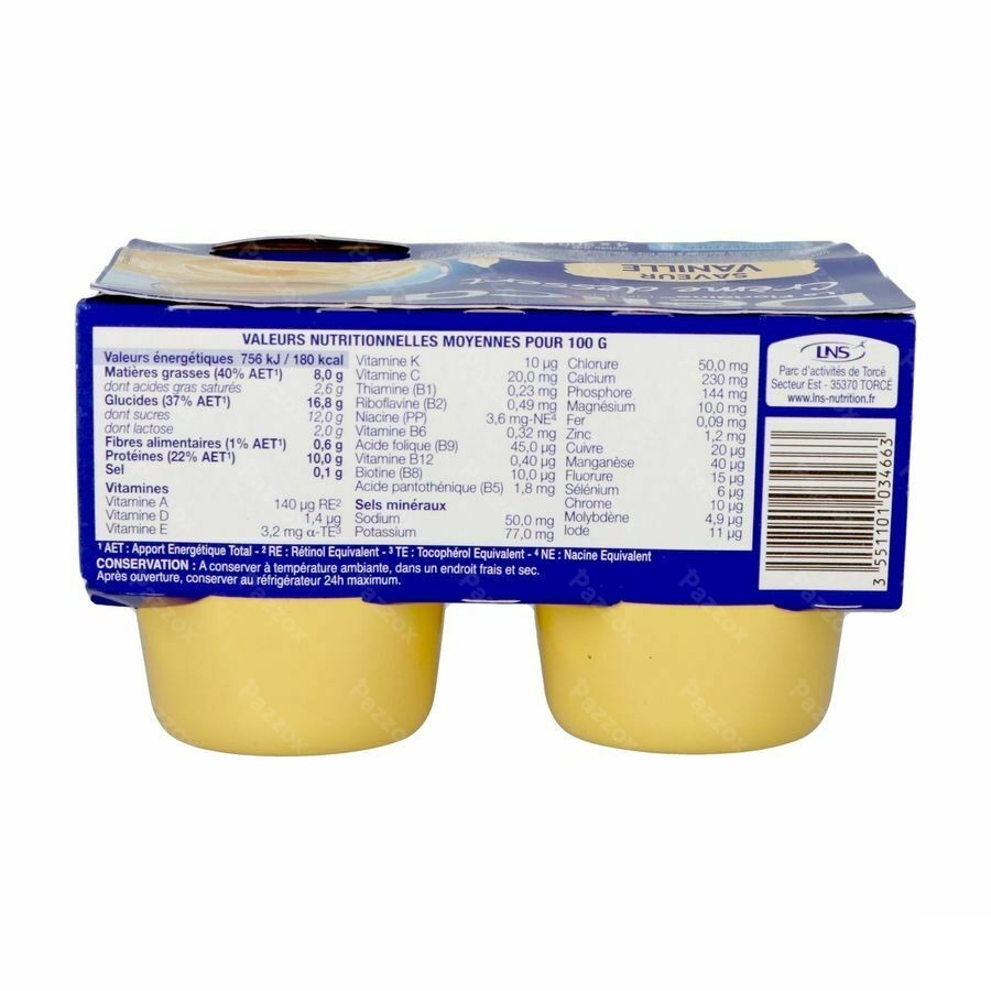 Delical Creme Dessert La Floridine Vanille 4x200g