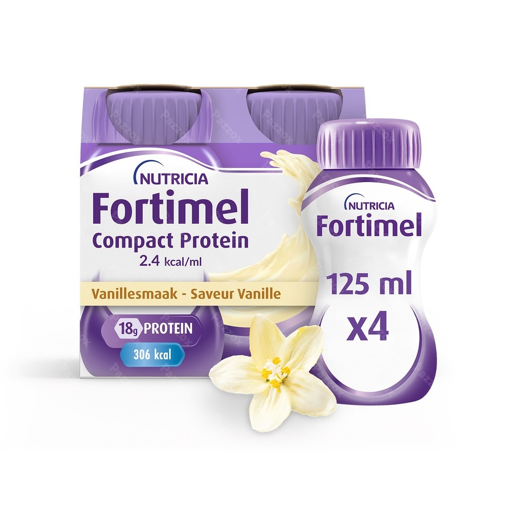 Fortimel Compact Protein 2.4kcal Vanille 4x125ml