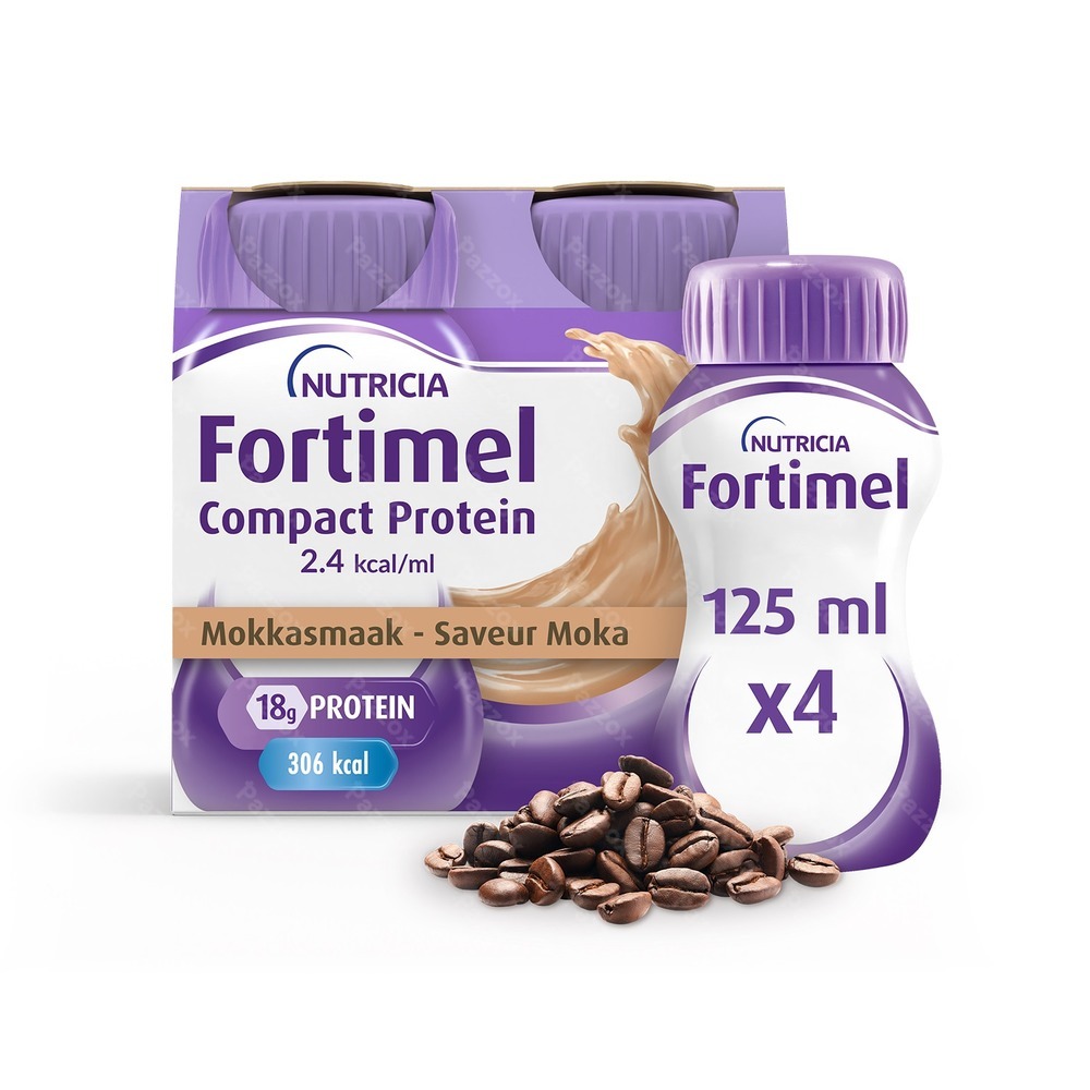 Fortimel Compact Protein 2.4 Kcal Mokka 4x125ml