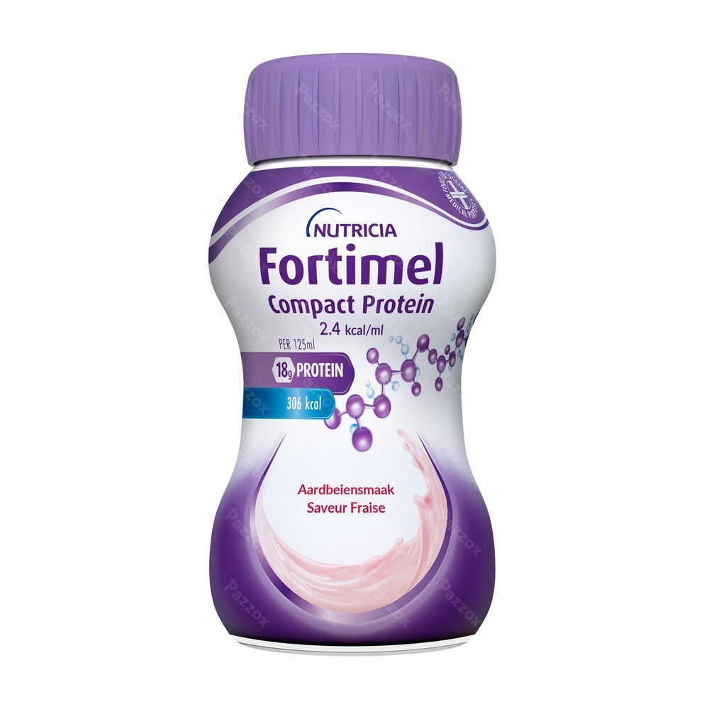 Fortimel Compact Protein 2.4kcal Fraise 4x125ml