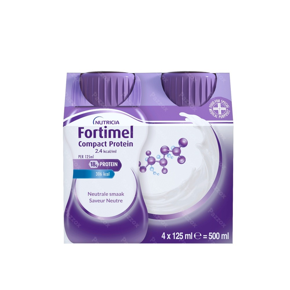 Fortimel Compact Protein 2.4kcal Neutre 4x125ml