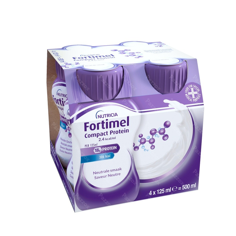Fortimel Compact Protein 2.4kcal Neutre 4x125ml