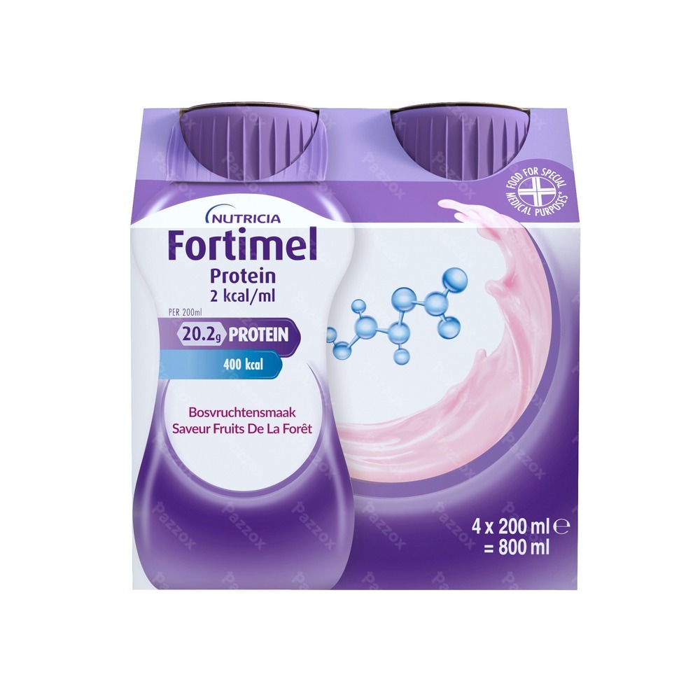 Fortimel Protein 2kcal Fruit Foret 4x200ml
