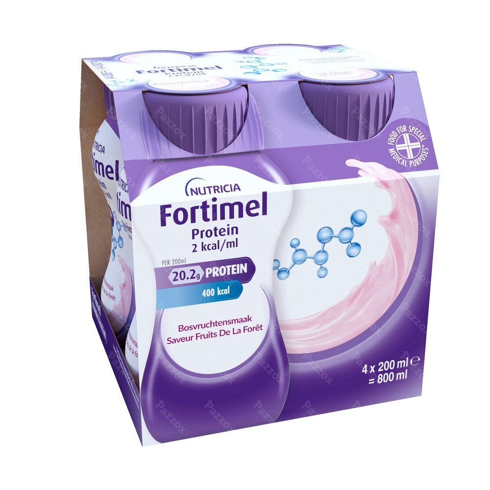 Fortimel Protein 2kcal Fruit Foret 4x200ml