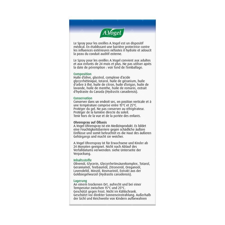 A.Vogel Spray Oreilles Cerumen 10ml