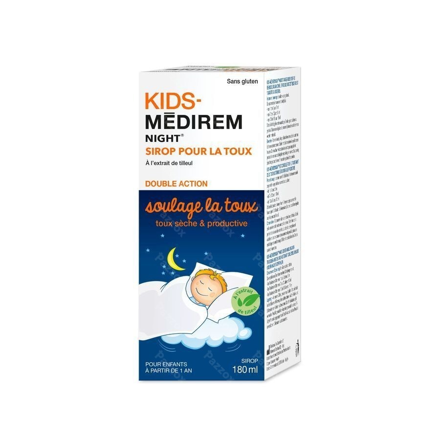 Kids Medirem Night Sirop Contre La Toux 180ml