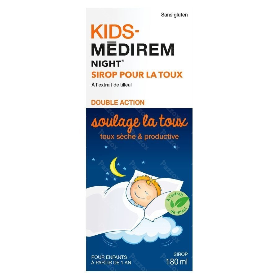 Kids Medirem Night Sirop Contre La Toux 180ml