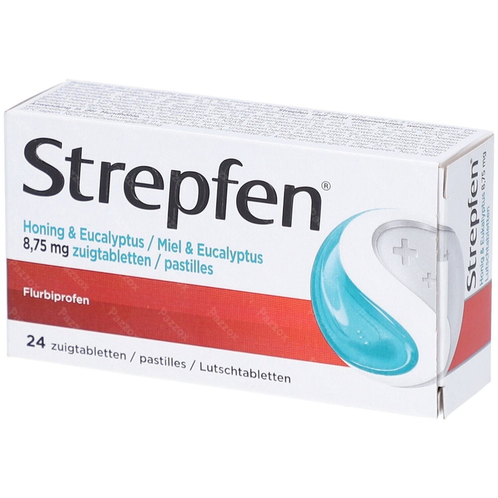 Strepfen Miel & Eucalyptus 24 Pastilles