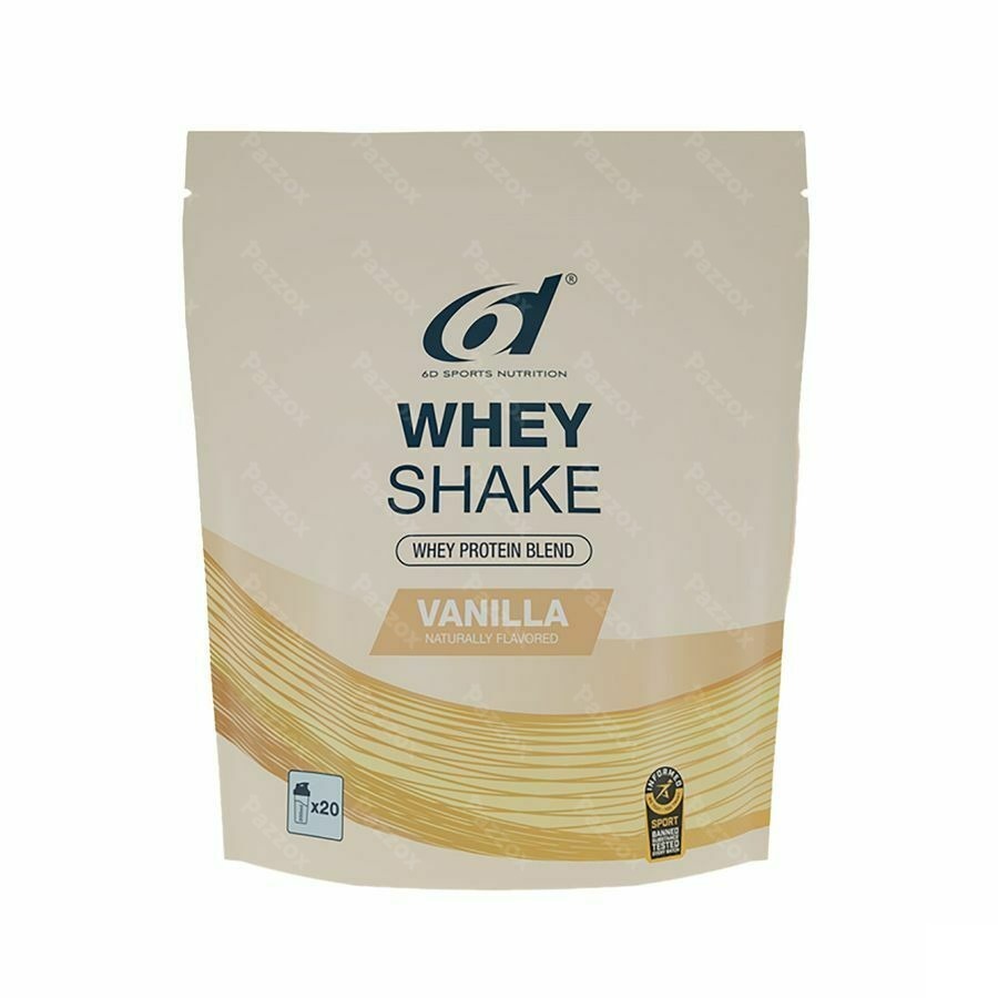 6d Whey Shake Vanilla Pdr 500g