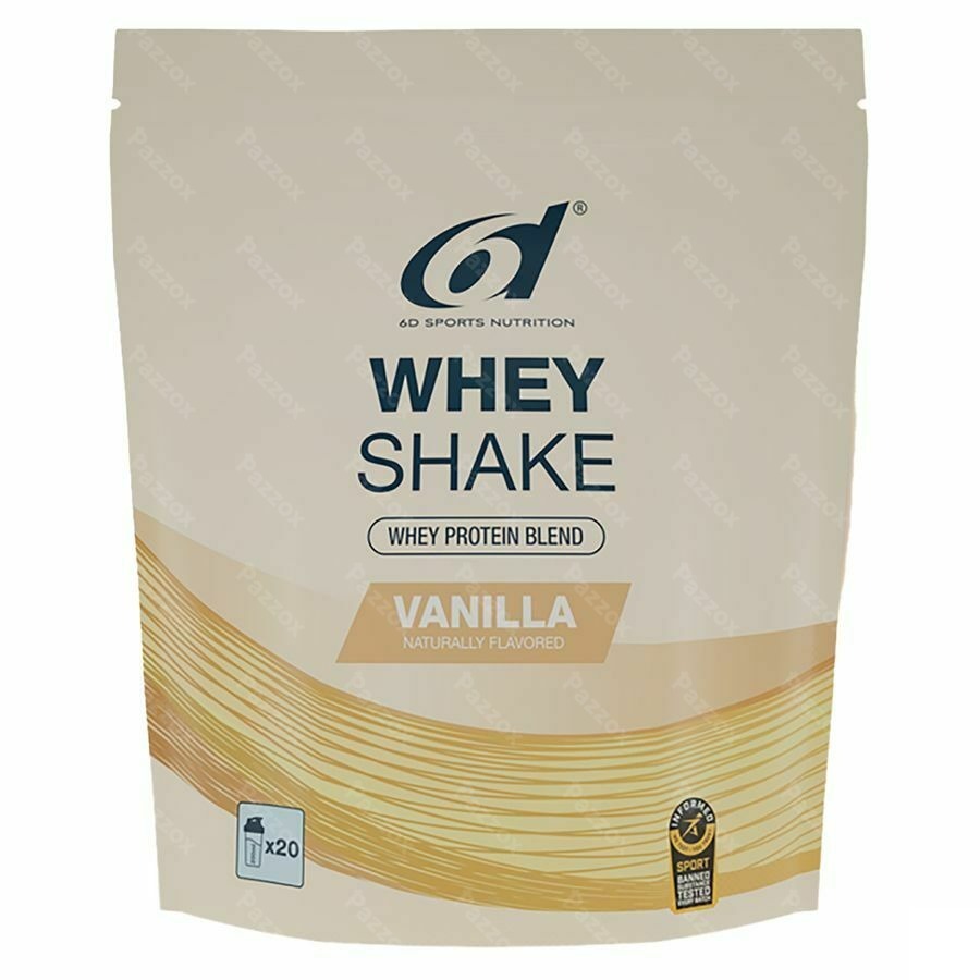 6d Whey Shake Vanilla Pdr 500g