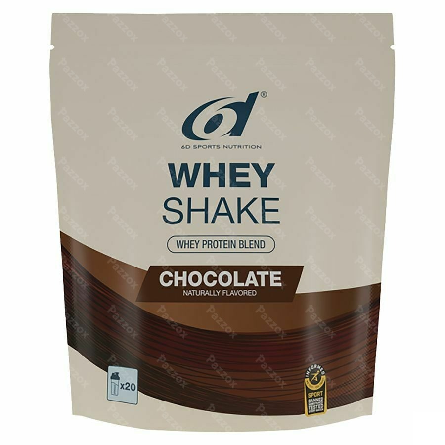 6d Whey Shake Chocolate Pdr 500g