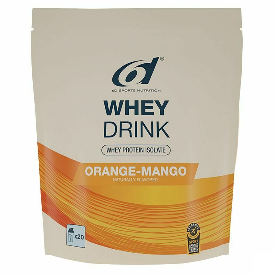 6d Whey Drink Orange & Mango 480g