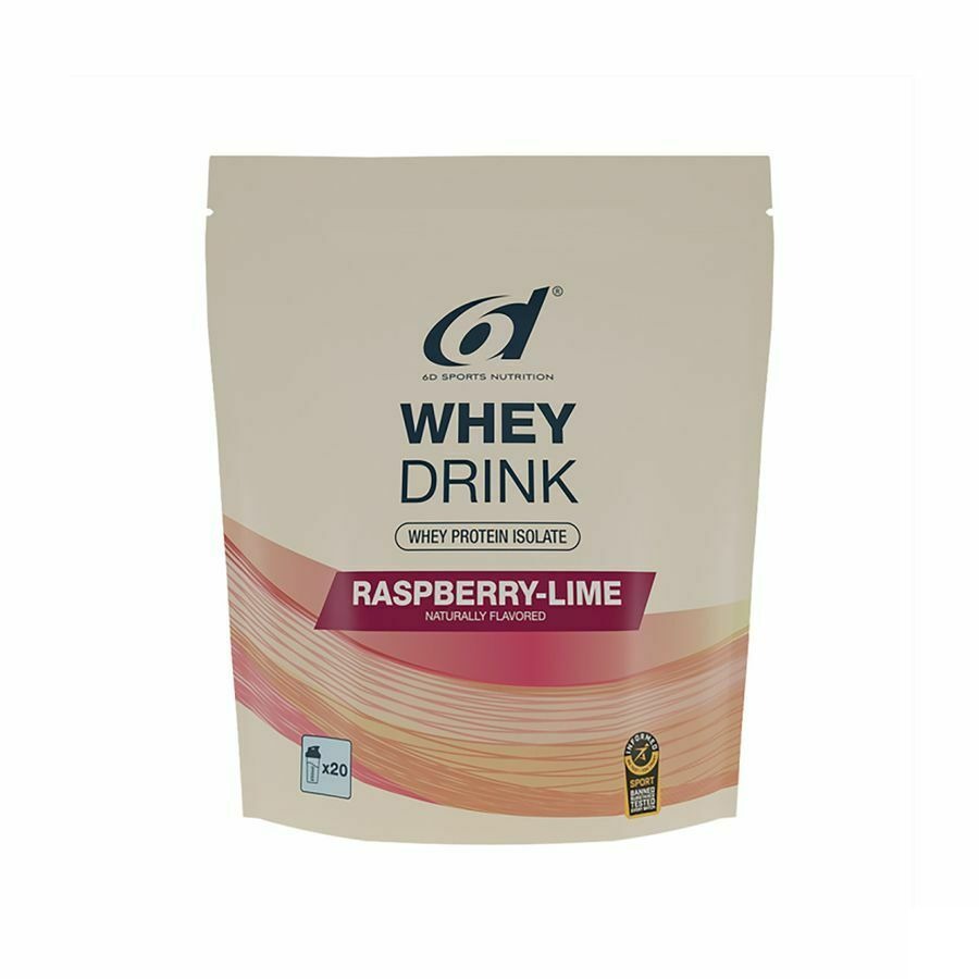 6d Whey Drink Raspberry & Lime 480g