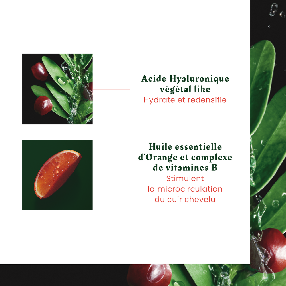 Tonucia Natural Filler Shampooing Repulpant, Cheveux affinés, fatigués, Acide Hyaluronique végétal 500ml