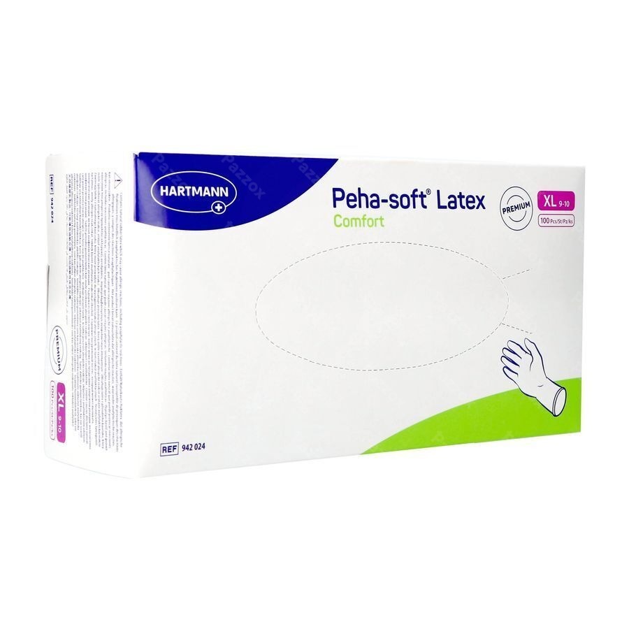 Peha Soft Gants Latex Comfort Xl 100 942024
