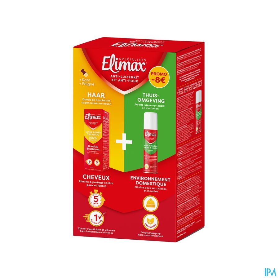 Elimax Anti-Poux Kit 2 Produits