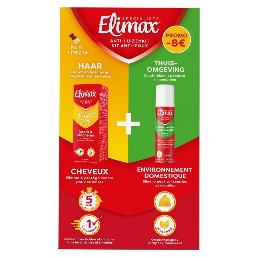 Elimax Anti-Poux Kit 2 Produits