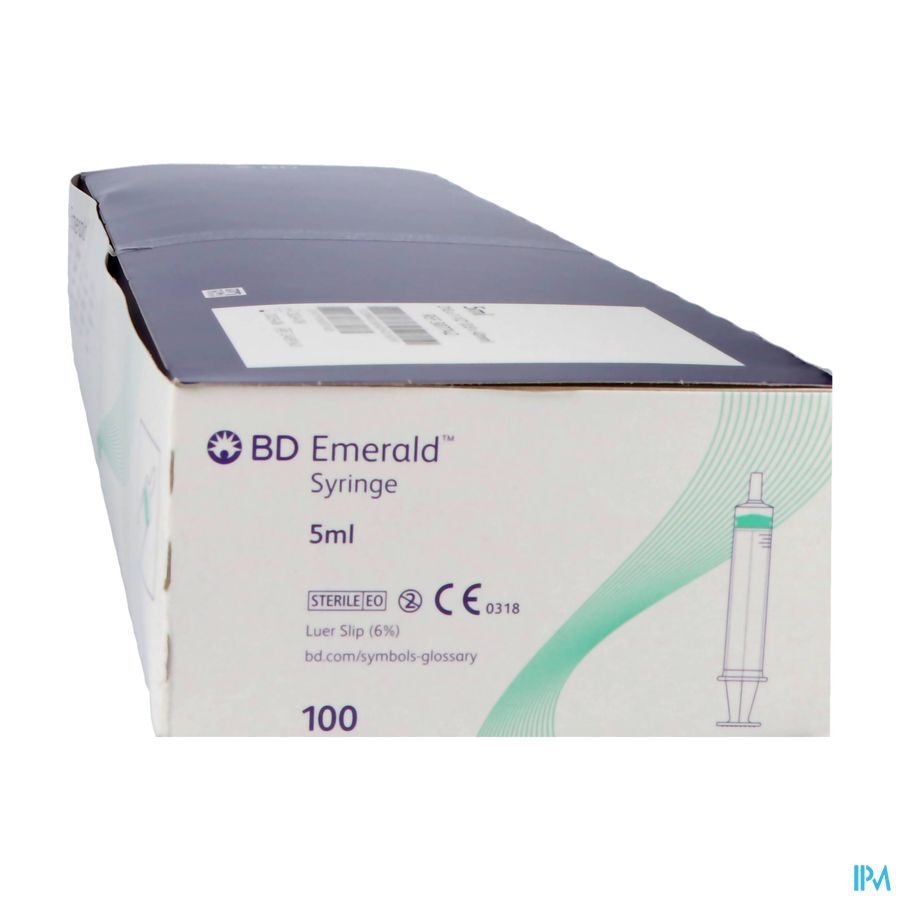 Bd Emerald 5ml Luer Slip+detach.needl.21gx40mm 100