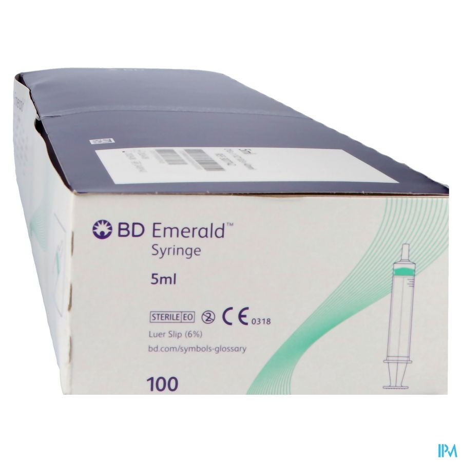 Bd Emerald 5ml Luer Slip+detach.needl.21gx40mm 100
