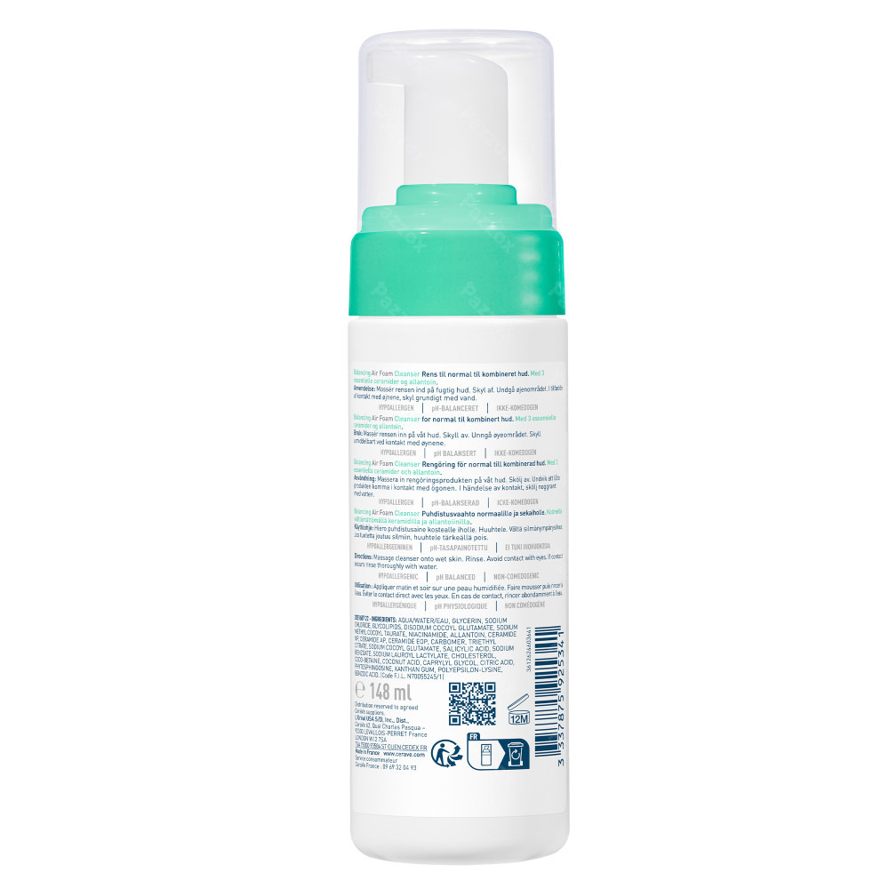 CeraVe Mousse Nettoyante Équilibrante 148ml