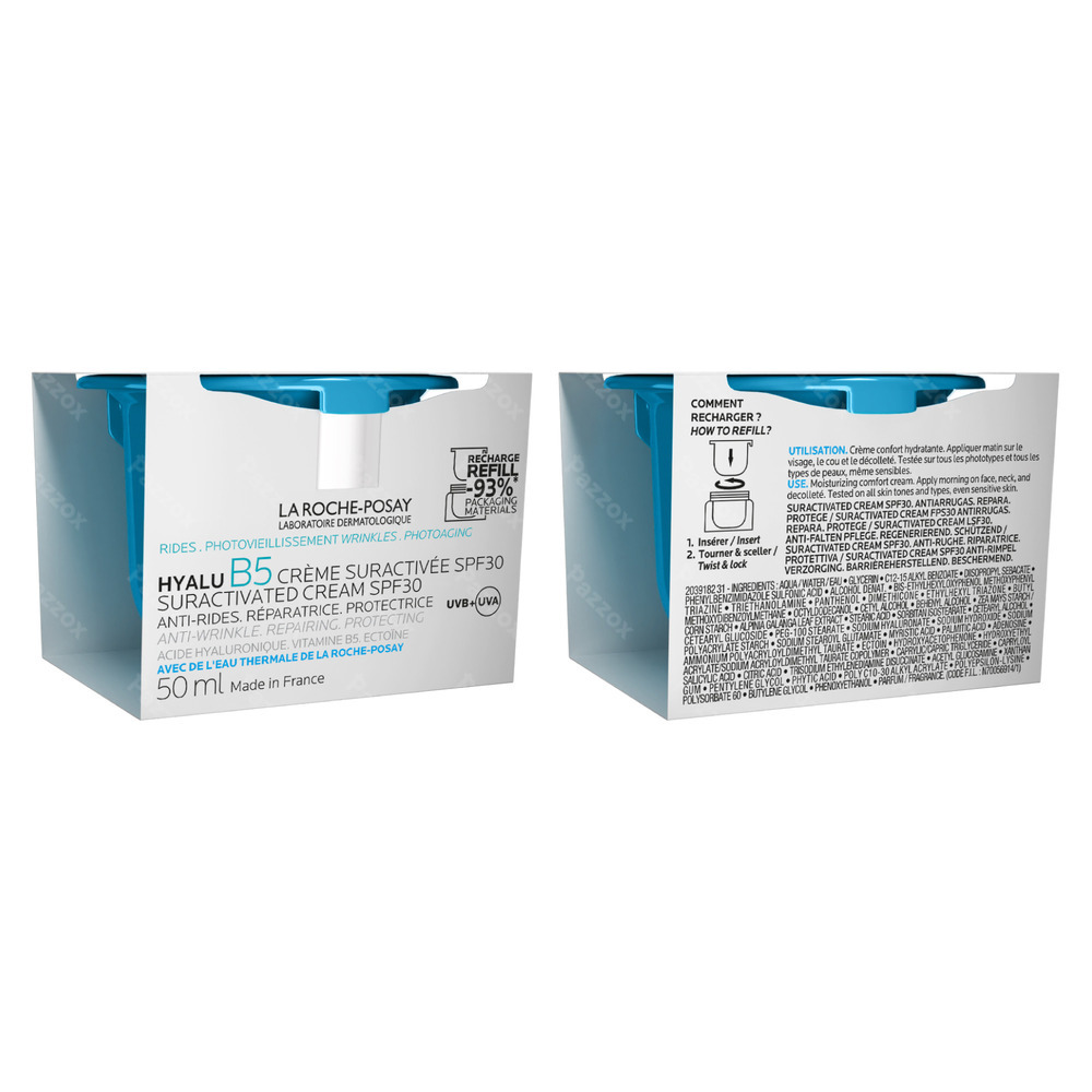 La Roche-Posay Hyalu B5 Crème Suractivée SPF30 Recharge 50ml