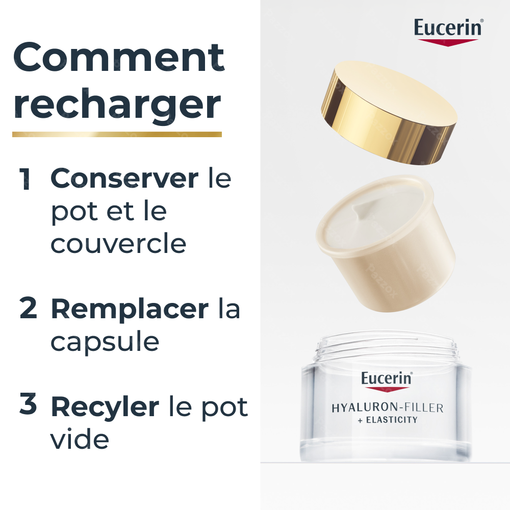 Eucerin Hyaluron-Filler + Elasticity Nachtcrème Recharge 50ml