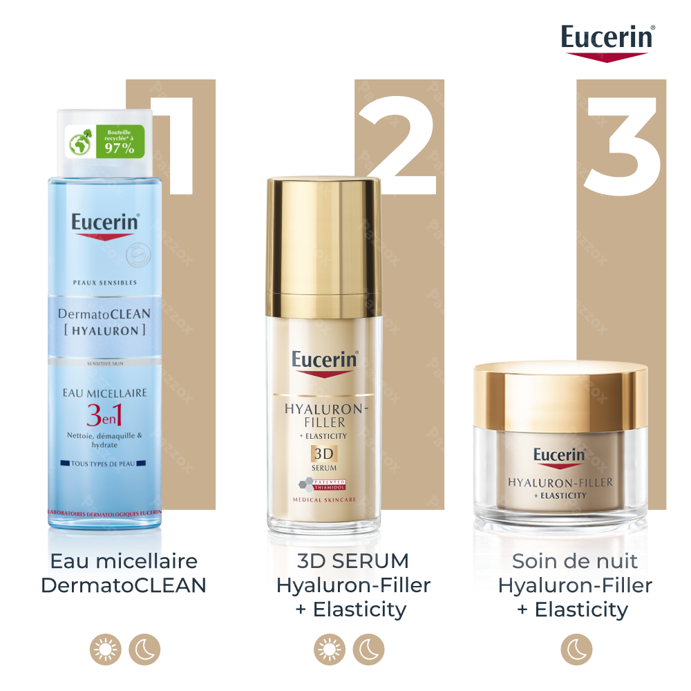 Eucerin Hyaluron-Filler + Elasticity Nachtcrème Recharge 50ml