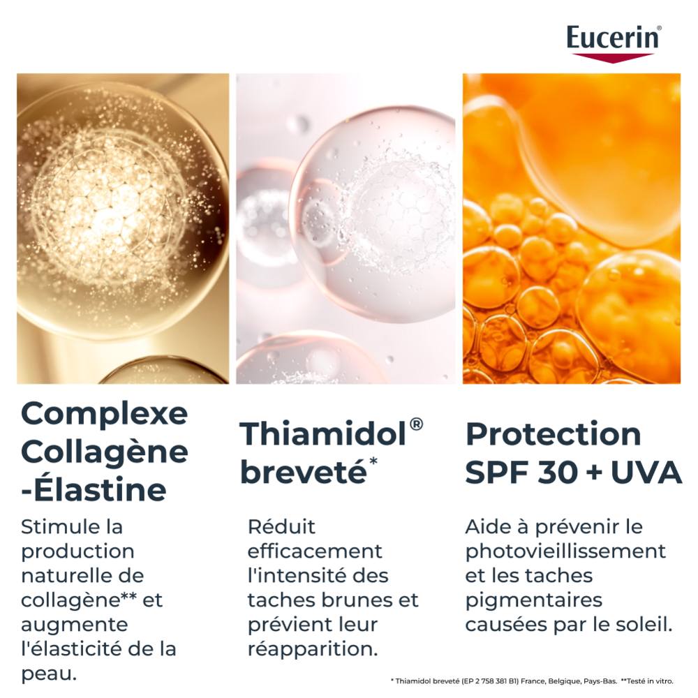 Eucerin Hyaluron-Filler+Elasicity Crème du jour Rose Spf30 recharge 50ml