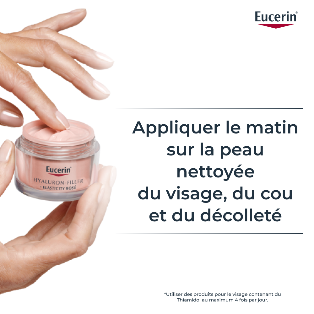 Eucerin Hyaluron-Filler+Elasicity Crème du jour Rose Spf30 recharge 50ml