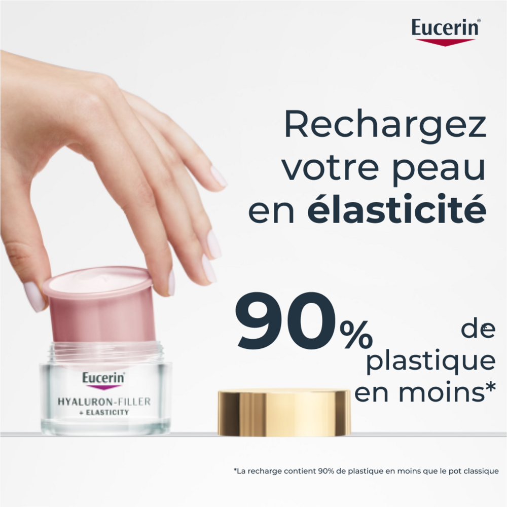 Eucerin Hyaluron-Filler+Elasicity Crème du jour Rose Spf30 recharge 50ml