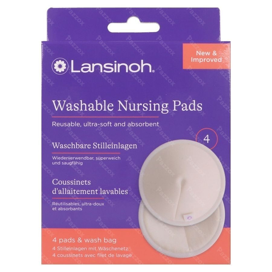 LANSINOH COUSSINETS ALLAITEMENT LAVABLES