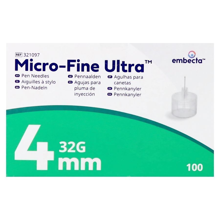 Microfine Ultra Aiguille Stylo 4mm 32g 100