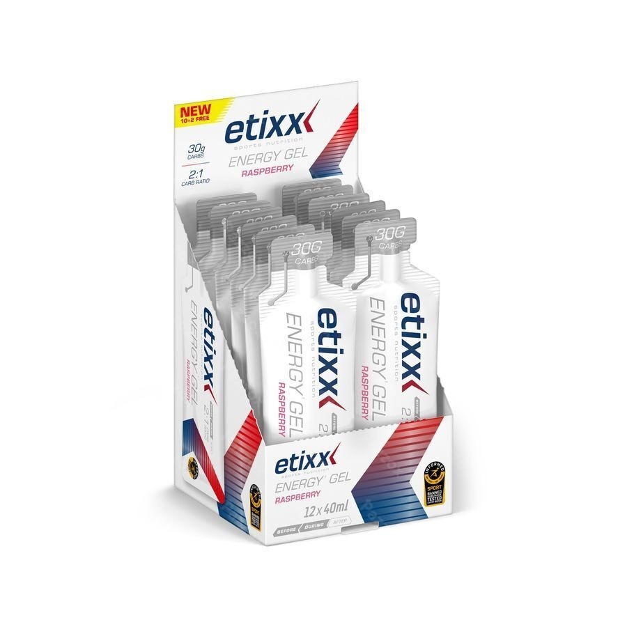 Etixx Energy Gel Framboise 12x40ml