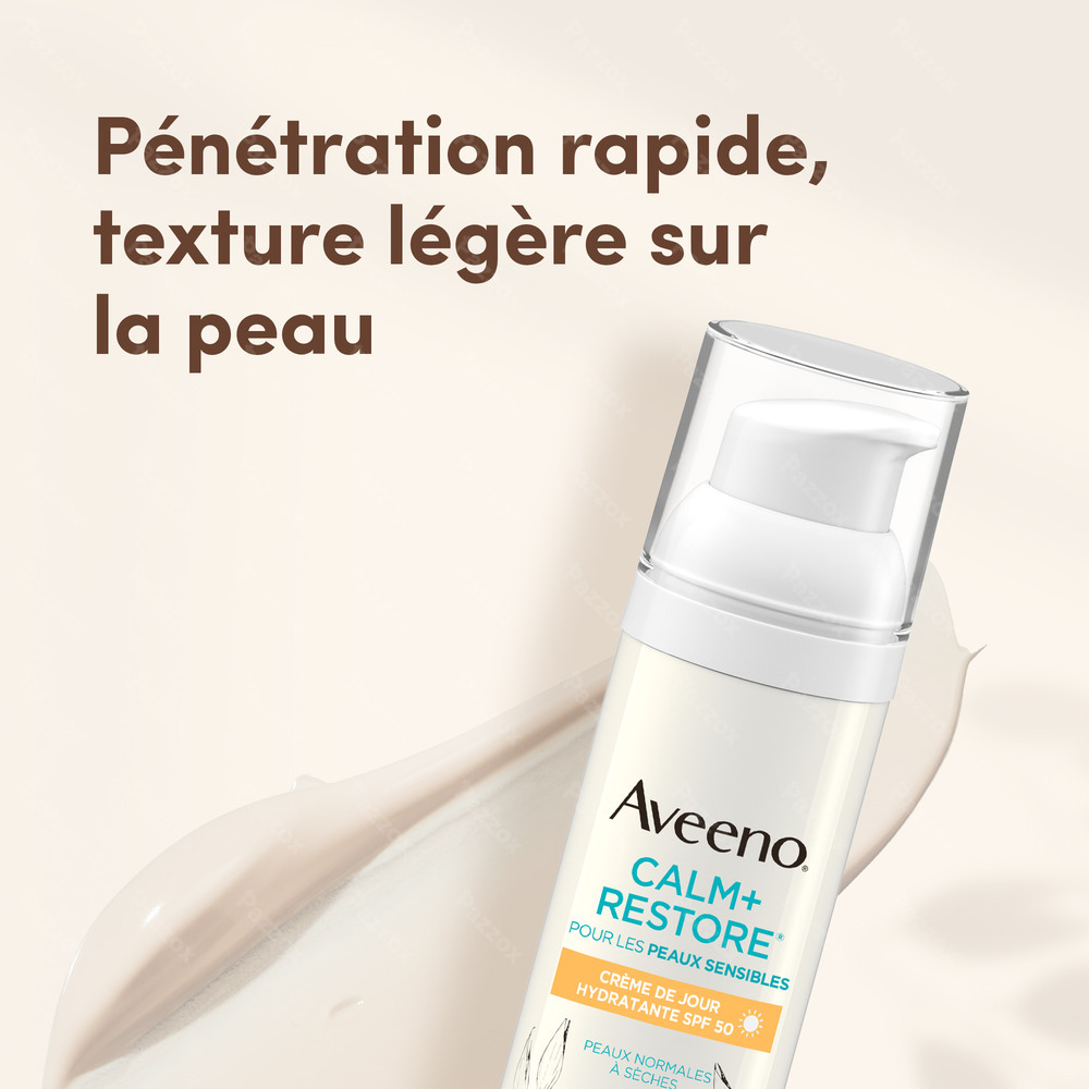 Aveeno Calm+Restore Lotion Hydratante Spf50 50ml