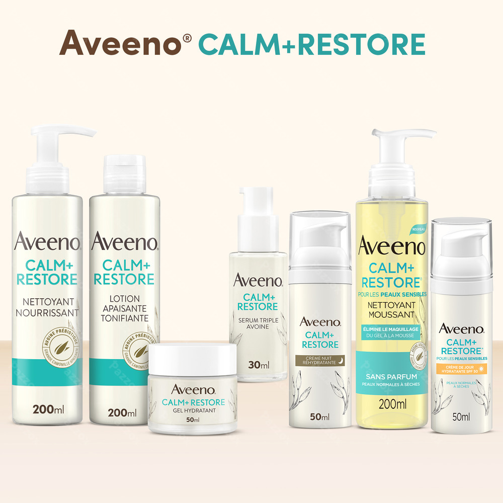 Aveeno Calm+Restore Foaming Cleanser 200ml