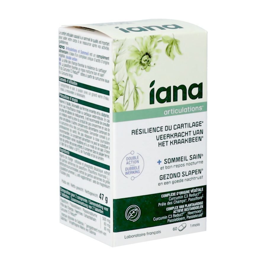 Iana Resilience Cartilage & Sommeil Sain 60 Comprimés