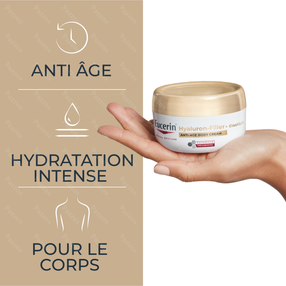 Eucerin Hyaluron-Filler + Elasticity Crème Corps Anti-Âge & Anti-Taches 200ml