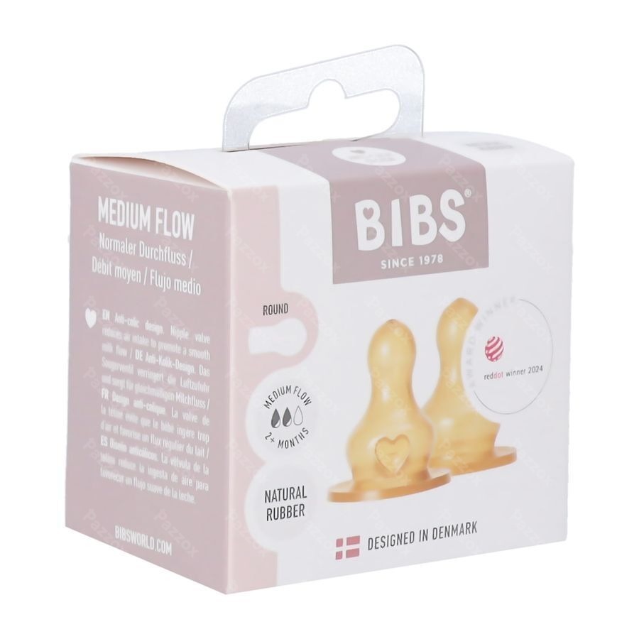Bibs Biberon Tetines Latex Duopack M