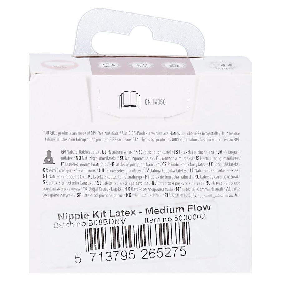Bibs Biberon Tetines Latex Duopack M